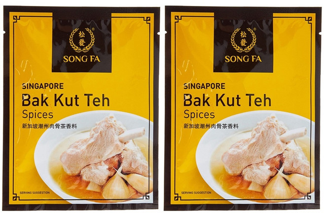 싱가포르 송파 바쿠테 소스 song fa bak kut teh 등갈비탕 육골차 정식수입 미슐렝선정, 2개, 30g