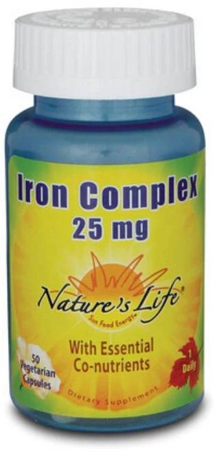 네이처스 라이프 철분 복합체 | 50정 Nature's Life Iron Complex | 50 ct, 1, 1개 - 쿠팡