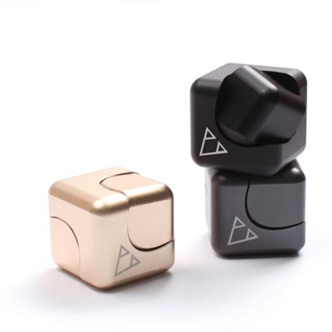 메탈 회전스피너 스트레스해소 집중력향상 피젯토이, 1개, 1피젯다이스-그레이