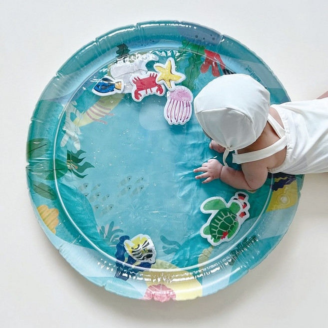 엔밀리밀리아기 워터매트 터미타임 촉감놀이, 1개