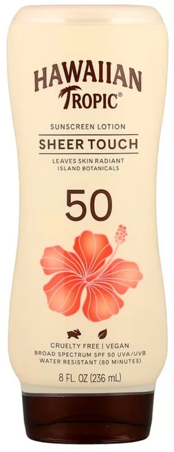 하와이안트로픽 시어터치 자외선 차단제 SPF 50 비건 236ml, 1개, 60ml - 쿠팡