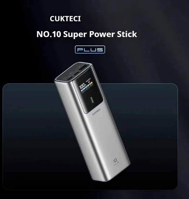 CUKTECH No.10 Plus 보조베터리 15000mAh 대용량 디지털 디스플레이 120W/100W 휴대용 맞춤형 전화 충전기, 01 Gray, 01 15000mAh (15000밀리암페어시)