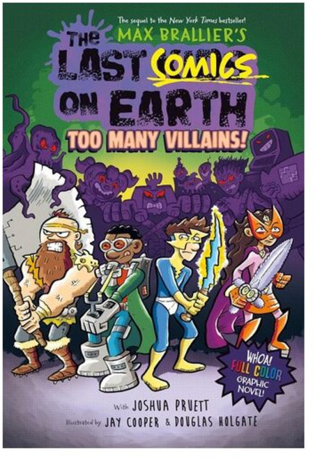 영문 영어 유아 도서 The Last Comics on Earth #02 : Too Many Villains! Hardback 미국판 1674455