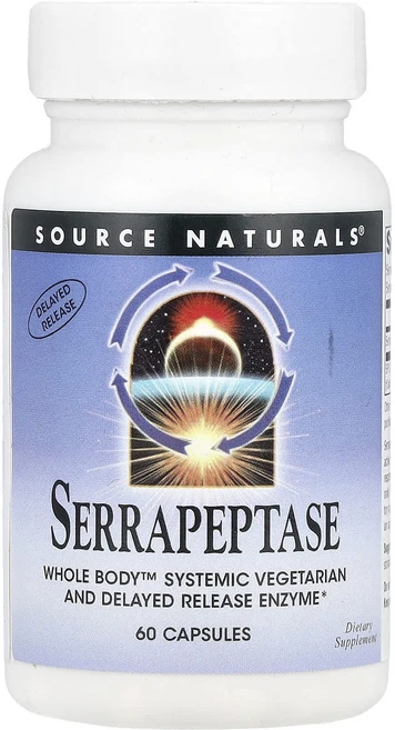 소스 내추럴스 세라펩타제 60캡슐, 60정, 4개 - 쿠팡