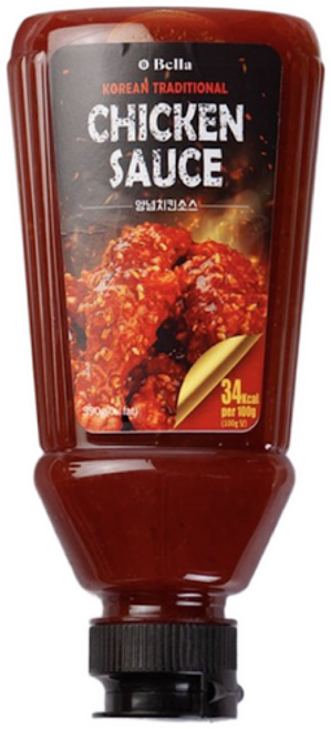 벨라 초저칼로리 양념 치킨소스 1서빙 3kcal, 100g, 1개