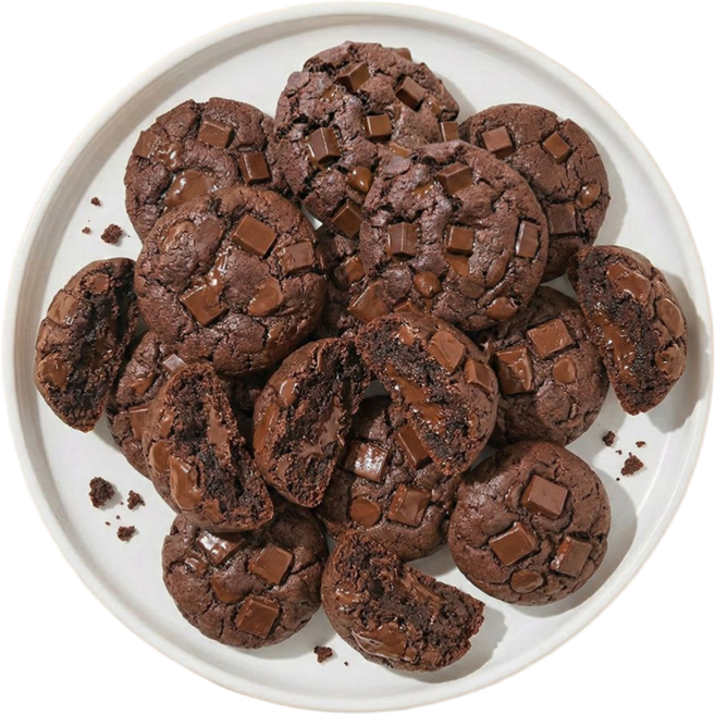 오브쿠킹 초코 쿠키 만들기세트, 1세트, 쿠키믹스+코코아 파우더+리얼 초코청크