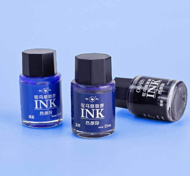 야자컴퍼니 열감응 이레이저블 만년필 잉크 Erasable ink 지워지는 잉크, 1개, 블루블랙