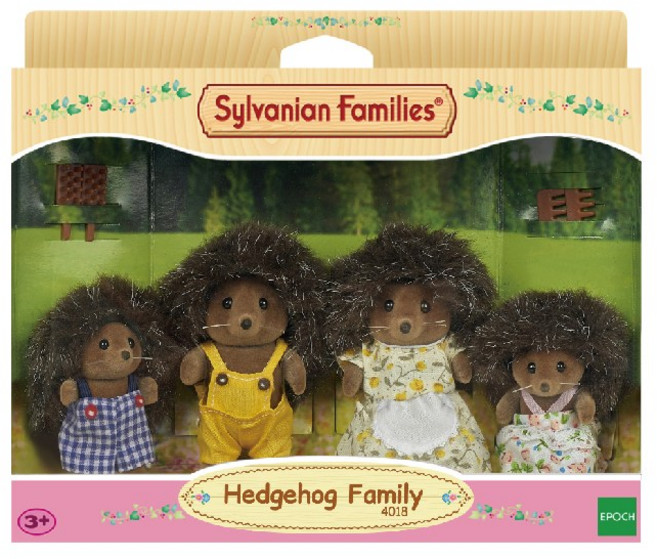 실바니안패밀리 고슴도치 가족 피규어 세트 4018, 1세트