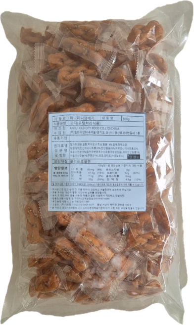 허니 미니꽈배기 한입크기 약 120개내외 개별포장 주전부리간식 옛날꽈배기과자, 1개, 800g