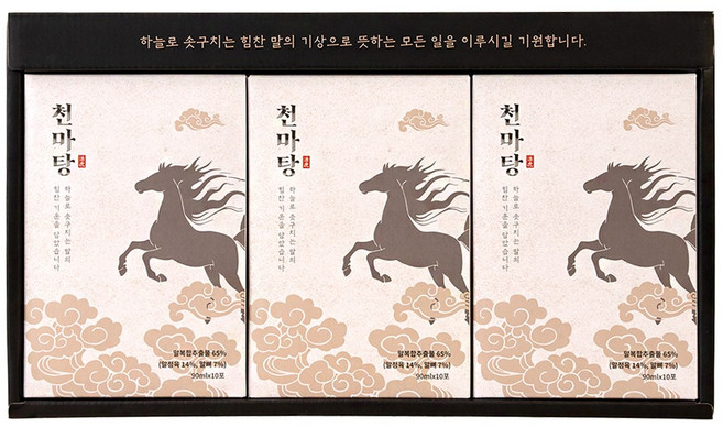 팔팔호랑이 천마탕 말 뼈 진액 즙, 90ml, 30개