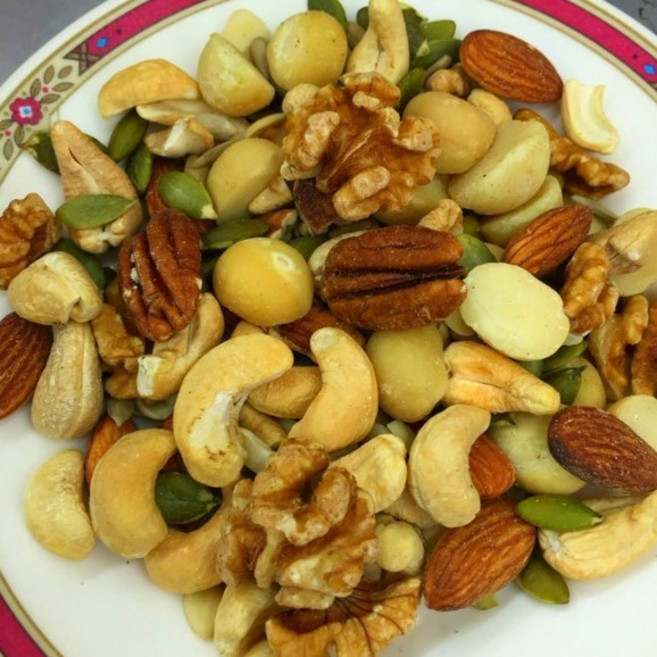 綜合堅果 原味堅果 (300g), 1個, 半斤/300g