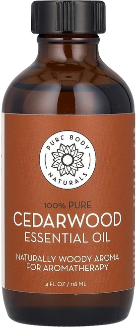 Pure Body Naturals 순도 100% 에센셜 오일 시더우드 118ml(4fl oz) Naturals (퓨어 바디 내추럴스), 118.294 ml - 쿠팡
