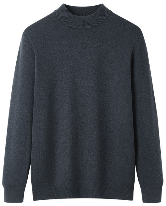 MILMUMU 男士半高領加絨針織羊毛衣