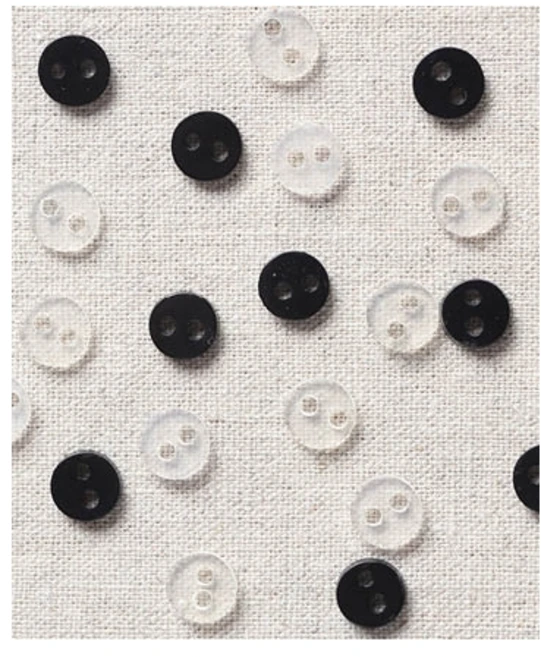 패션스타트 의류용 속단추(밑단추) 7mm 2종, 블랙, 50개 - 쿠팡