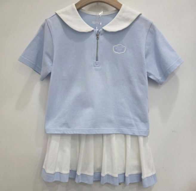 에스핏 세일러 스커트 세트TR(SJZ304 FKTR04)블루