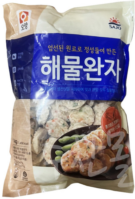 사조오양 오양 해물완자, 1kg, 4개