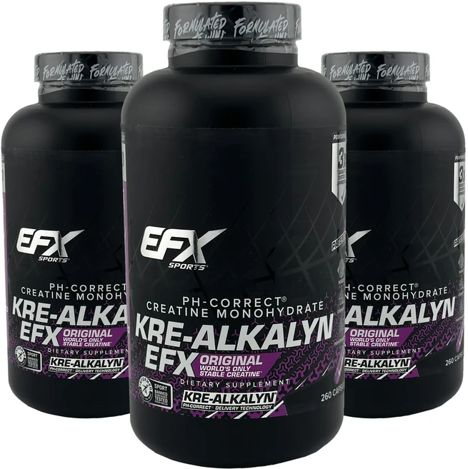 올아메리칸이에프엑스 PH-코렉트 크레아틴 모노하이드레이트 크레-알카린 캡슐, 240정, 3개 - 쿠팡
