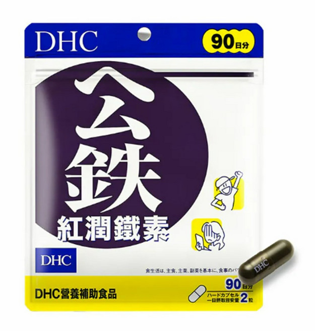 DHC 紅潤鐵素, 1個, 180顆