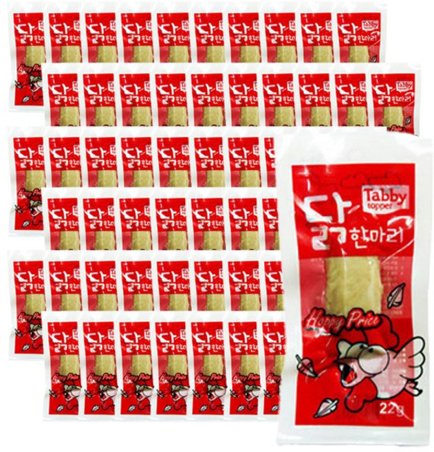 테비토퍼 닭한마리 고양이간식, 닭가슴살, 22g, 60개