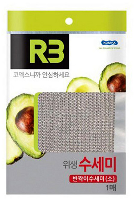 코멕스 R3 위생 반짝이수세미(소) 1매입, 1개입, 1개