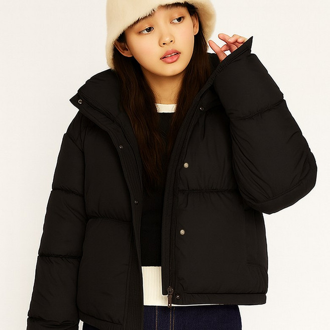 VERIT 멀티넥 후디 점퍼 퍼팩트 집업 패딩 VT229