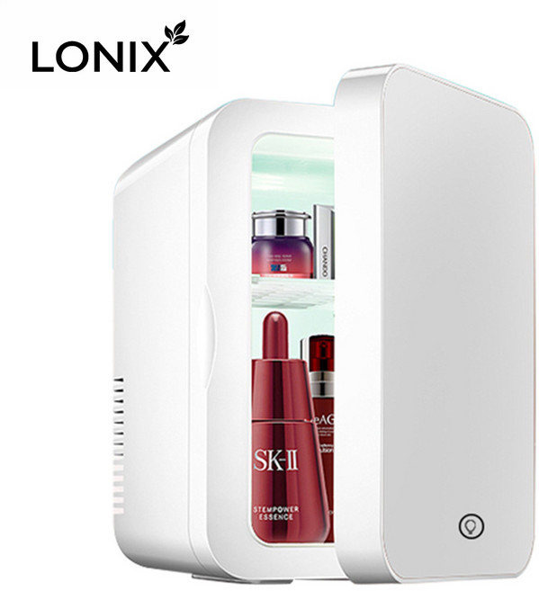 Lonix 화장품냉장고 미니화장품냉장고 레트로미니냉장고 무소음냉장고 무소음화장품냉장고, LCM-4세대, 로닉스 미러