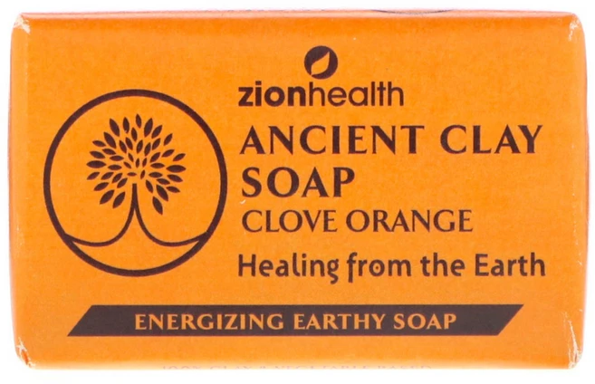 Zion Health 애인션트 클레이 비누 정향 오렌지 170g(6oz) 3팩, 170g - 쿠팡