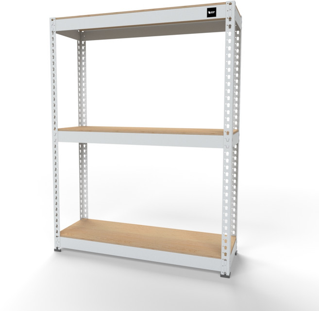 울트라랙 무볼트앵글 조립식앵글 선반 베란다선반 철제선반 가구, 백색