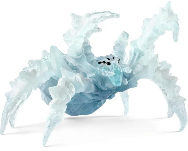 슐라이히 엘드라도르 크리처스 712세 소년 소녀를 위한 액션 피규어 아이스 스파이더 화이트, Former Box Style, 1개