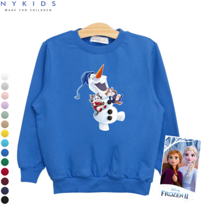 디즈니 맨투맨(맨투맨z) G020 겨울왕국2