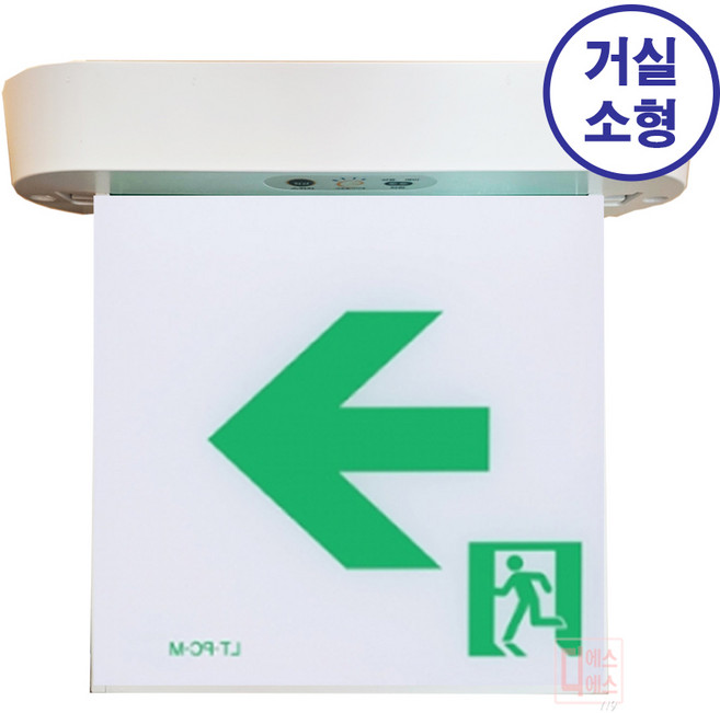 국산 리더스테크 천정형 거실통로 유도등 소형/양 단면 최신제품 당일발송, 단면)좌방향, 1개