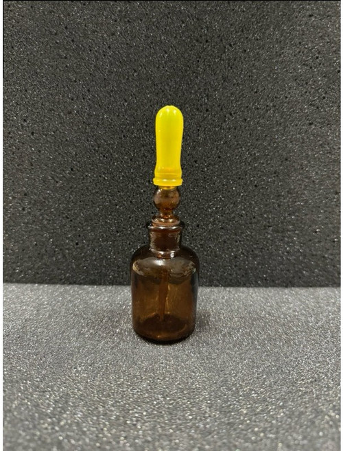 茶色玻璃滴管瓶, 1個