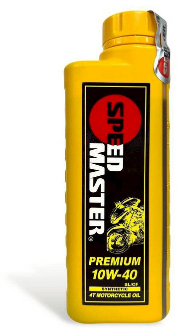 油工廠 SPEED MASTER PREMIUM 4T 10W40 合成機油 公司貨 1L, 1個, PREMIUM 10W40