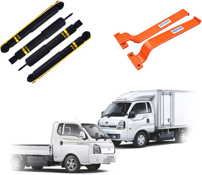 포터2 봉고3 1톤 화물차 용품 하체보강 먼로 쇼크업쇼바 쇽업쇼바 헬퍼스프링, 2WD(이륜), 1개