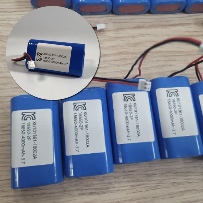 산업용 보호회로 3.7V 리튬이온 18650 배터리 팩 4000mAh