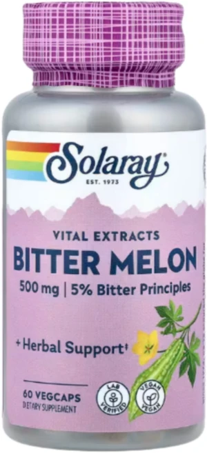 솔라레이 바이탈 엑스트렉트 비터멜론 500mg 베지캡슐 60정, 1정, 1개 - 쿠팡