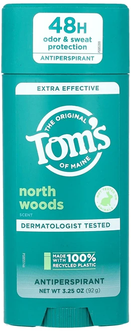 Tom's of Maine 매우 효과적인 땀 억제제 노스 우즈 92g(3.25oz), TomsofMaine매우효과적인땀억제제노스우즈92g32, 92g, 1개 - 쿠팡