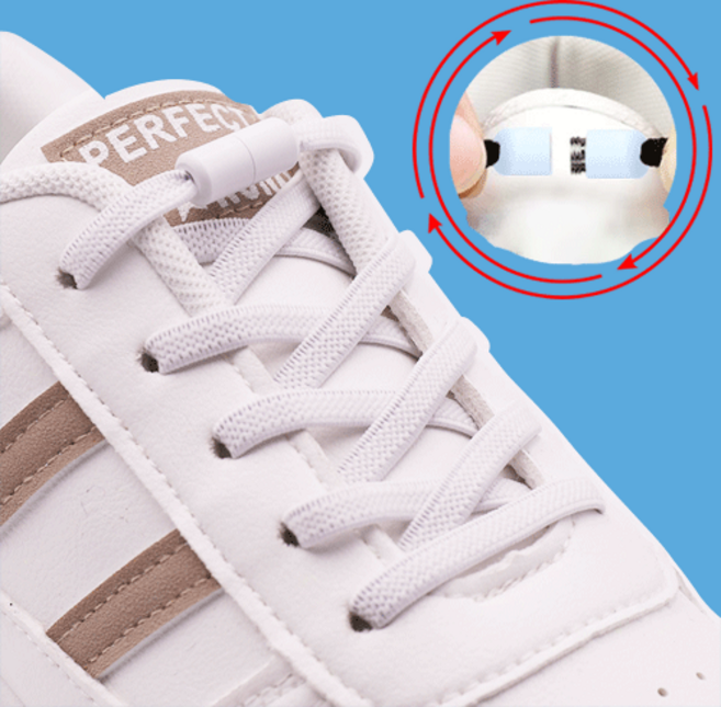 시크릿큐브 간편한 매듭없는 캡슐 신발끈 3세트(6P)