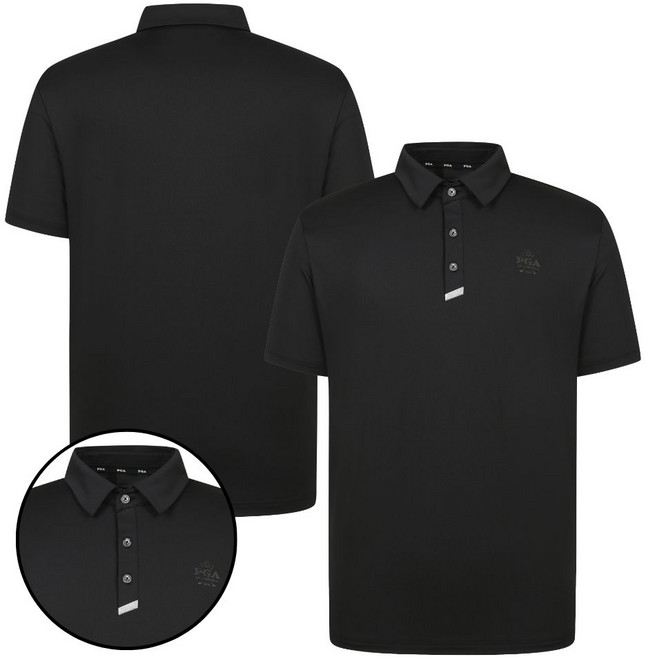 PGA 남성 쿨터치 베이직 반팔 카라티셔츠 PGMTS52323