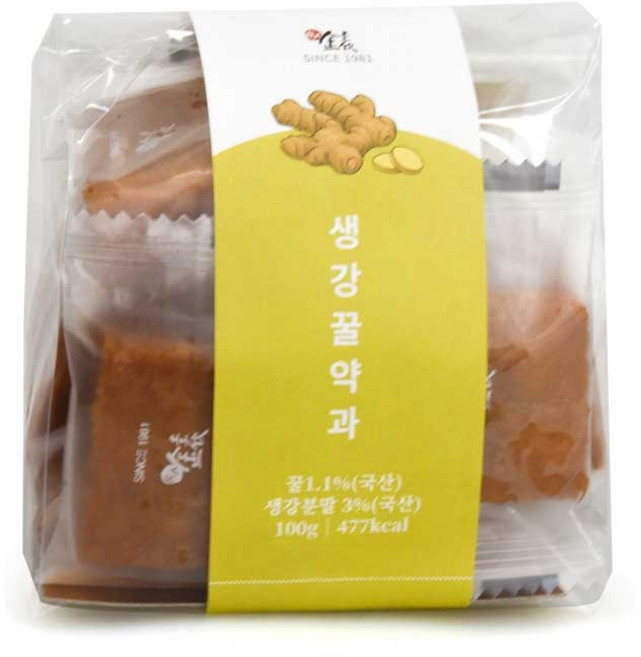 신궁전통한과 생강 꿀약과 100g, 1개
