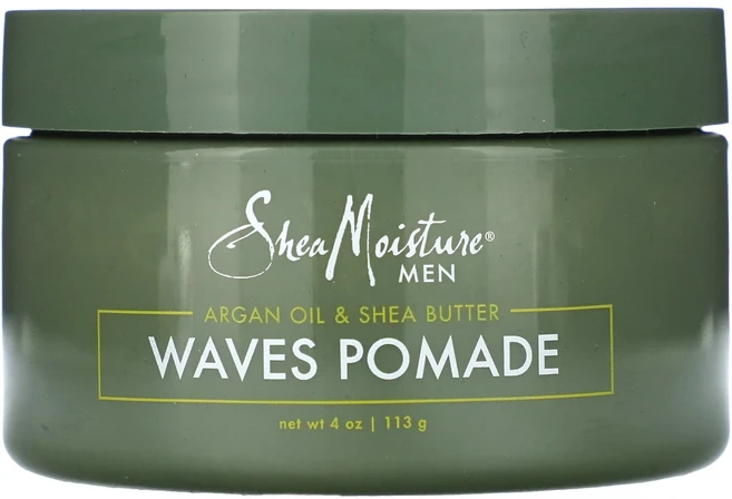 SheaMoisture Men 웨이브즈 포마드 아르간오일 및 시어버터 113g(4oz), SheaMoistureMen웨이브즈포마드아르간오일및시어, 113g, 1개 - 쿠팡