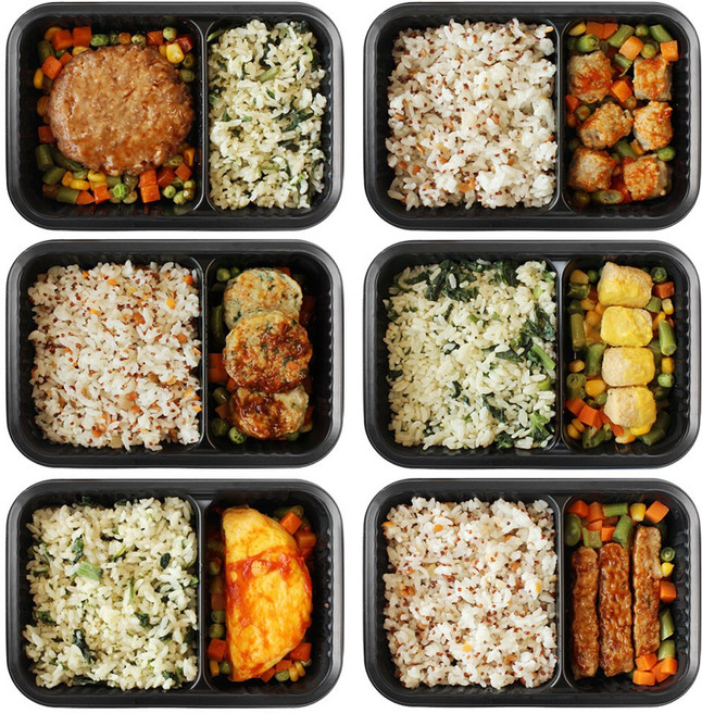 리빙케이푸드 정성가득 직장인 점심 시즌2 영양밥 냉동 도시락 6종 6팩