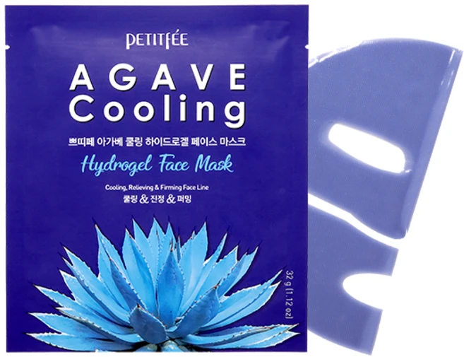 [쁘띠페 아가베 쿨링 하이드로겔 마스크팩, 1개, 5개입 - 쿠팡