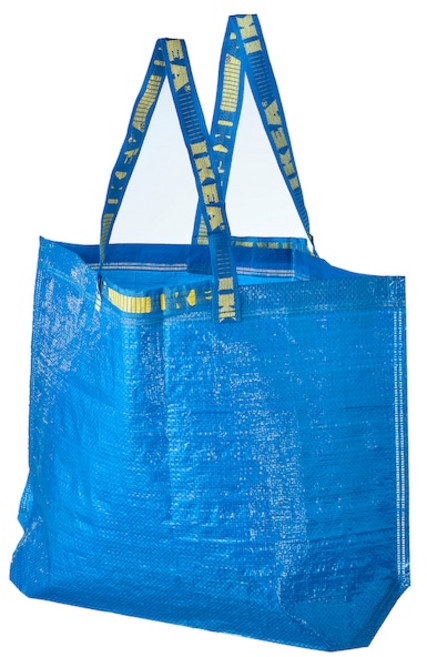 이케아 FRAKTA 장바구니 M 블루, 5개