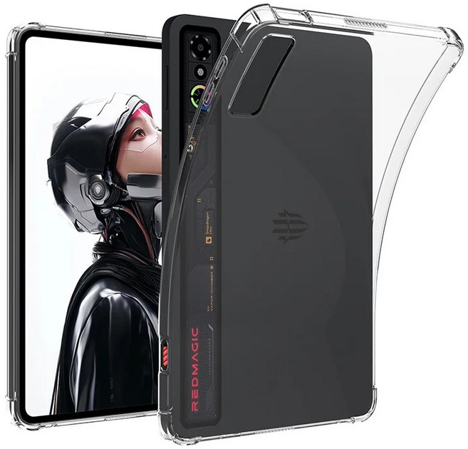 Soft TPU Cover Case for RedMagic Astra / Gaming Tablet 3 Pro 9.06" Clear Shockproof Back Shell, 1개