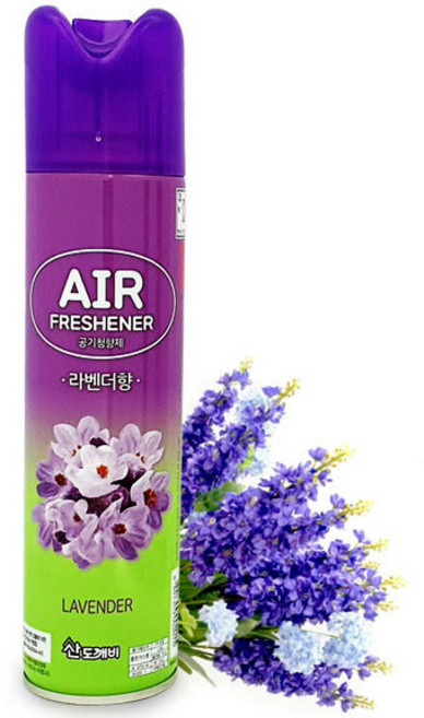 산도깨비 방향제 에어프레쉬너 공기청향제 300mL 라벤더향, 1개
