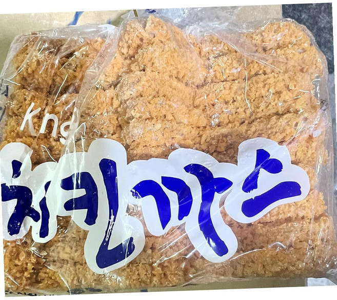 킹스 피카츄치킨까스 1kg 분식 간식 안주 냉동식품, 6개