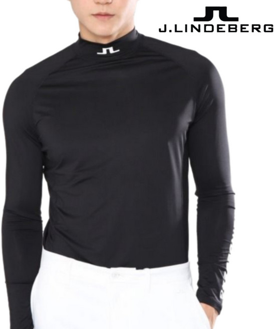 정품 제이린드버그 남성 골프웨어 이너웨어 하이넥 긴팔 티셔츠