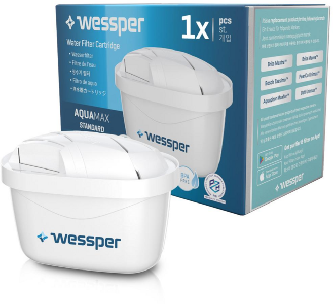 웨스퍼 필터(브리타 정수기 맥스트라 필터 호환), 단품, 1개
