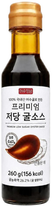 여수청년 프리미엄 저당 굴소스 건강한 감칠맛, 1개, 260g